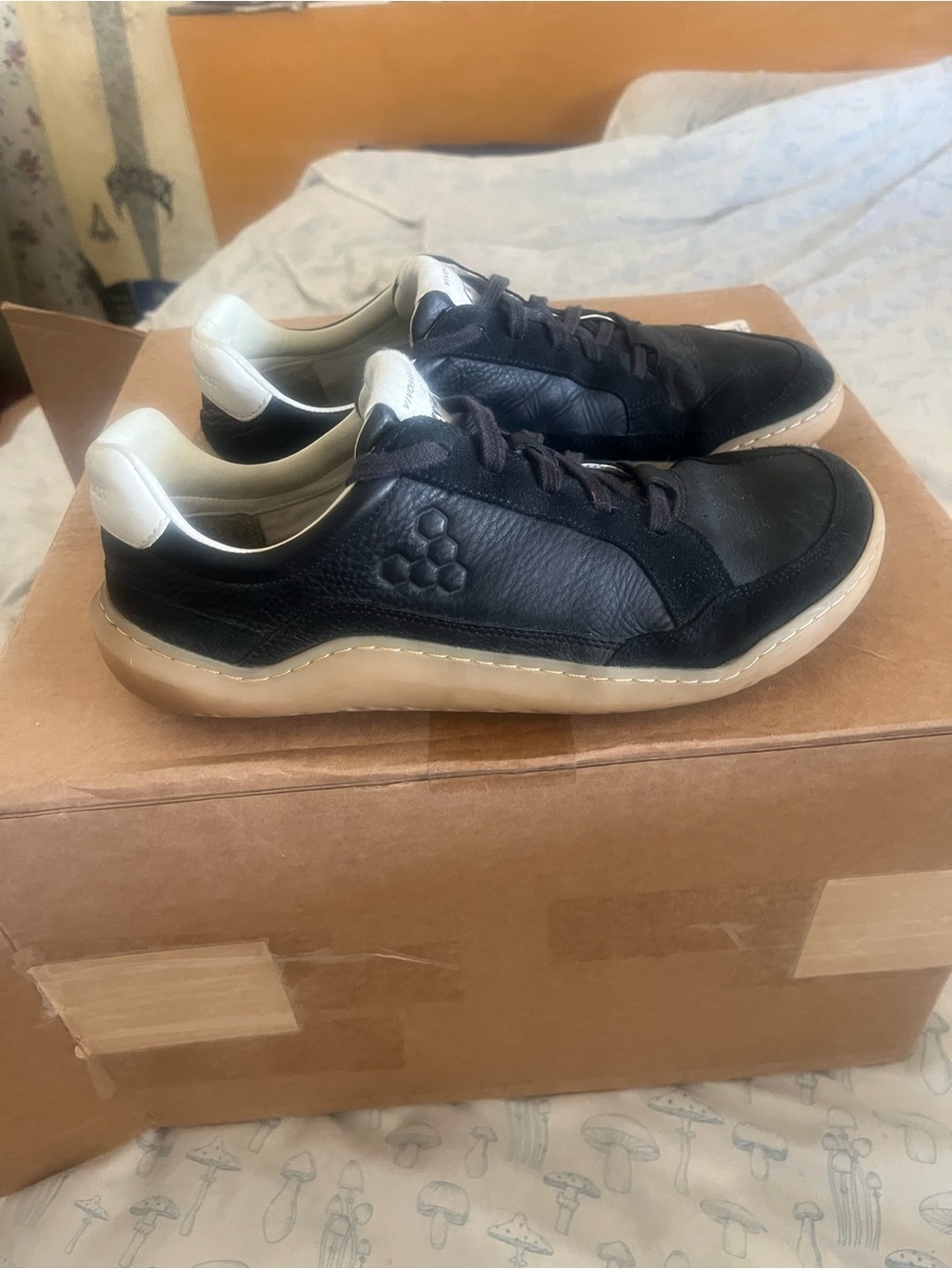 Vivobarefoot Gobi II Premium Leather Obsidian Mens EU 43 US 10